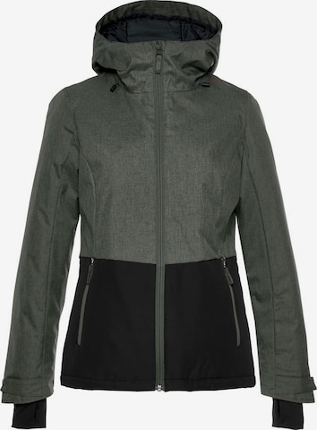 BRUNOTTI Athletic Jacket 'Sarah S' in Green: front
