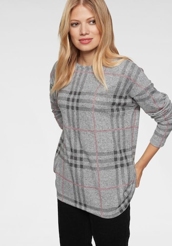 Aniston CASUAL Sweatshirt in Grey: front