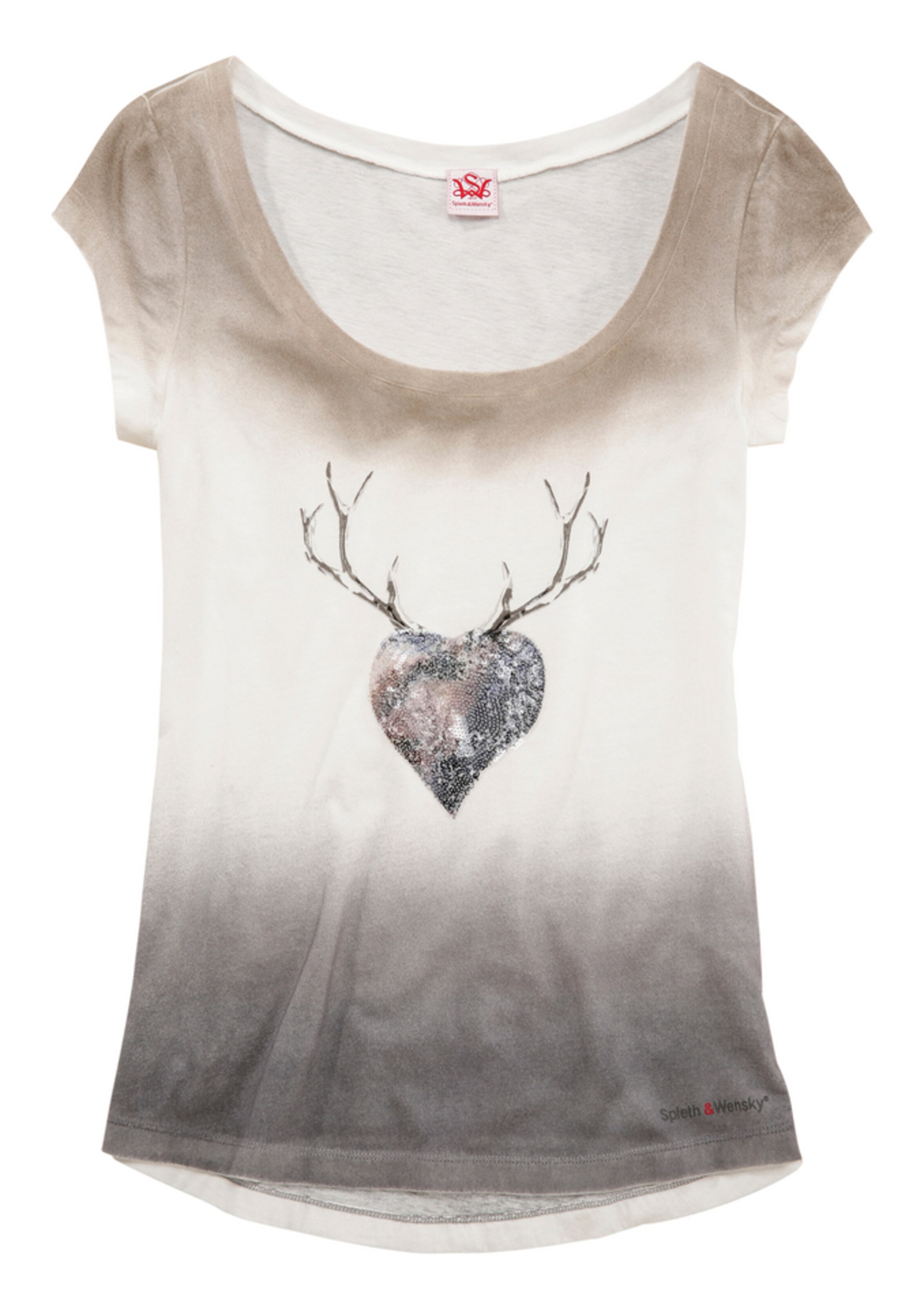 SPIETH & WENSKY - Trachtenshirt in beige