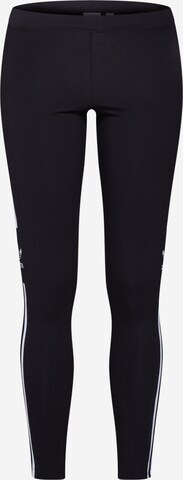 ADIDAS ORIGINALS - Skinny Leggings en negro: frente