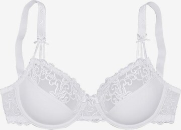 NUANCE T-shirt Bra in White: front