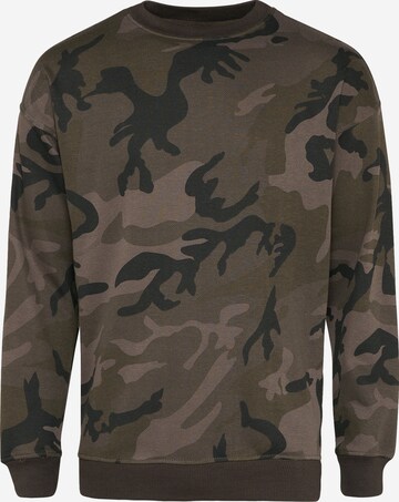 Urban Classics Sweatshirt in Green: front