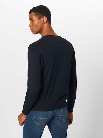 FYNCH-HATTON Sweater in Blue: back