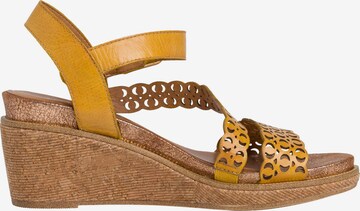 TAMARIS Strap Sandals in Yellow