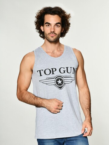 TOP GUN Shirt ' Truck ' in Grey: front