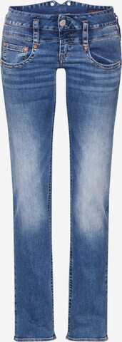 Regular Jeans 'Pitch' de la Herrlicher pe albastru: față