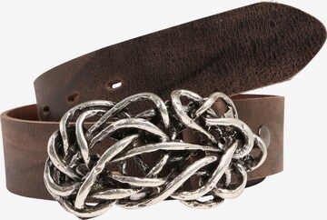 RETTUNGSRING by showroom 019° Belt 'Strohknoten' in Brown: front