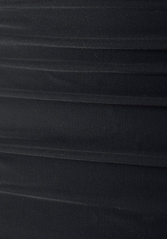 LASCANA Bustier Strój kąpielowy modelujący sylwetkę w kolorze czarny