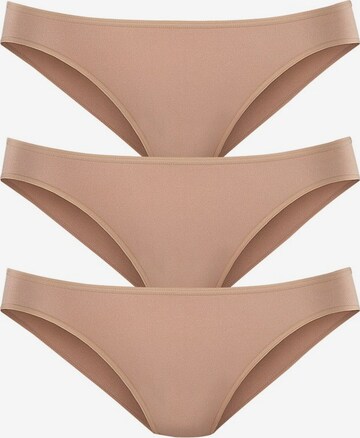 Slip LASCANA en beige : devant