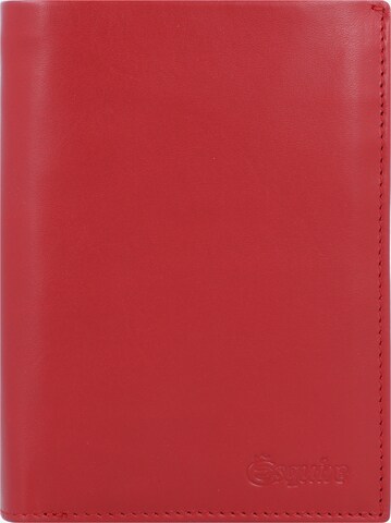 Esquire Wallet in Red: front