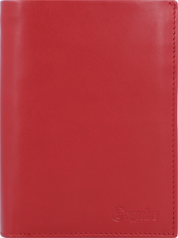 Esquire Wallet in Red: front