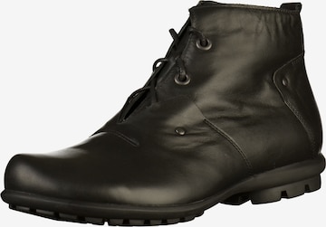 THINK! Lace-Up Boots in Black: front