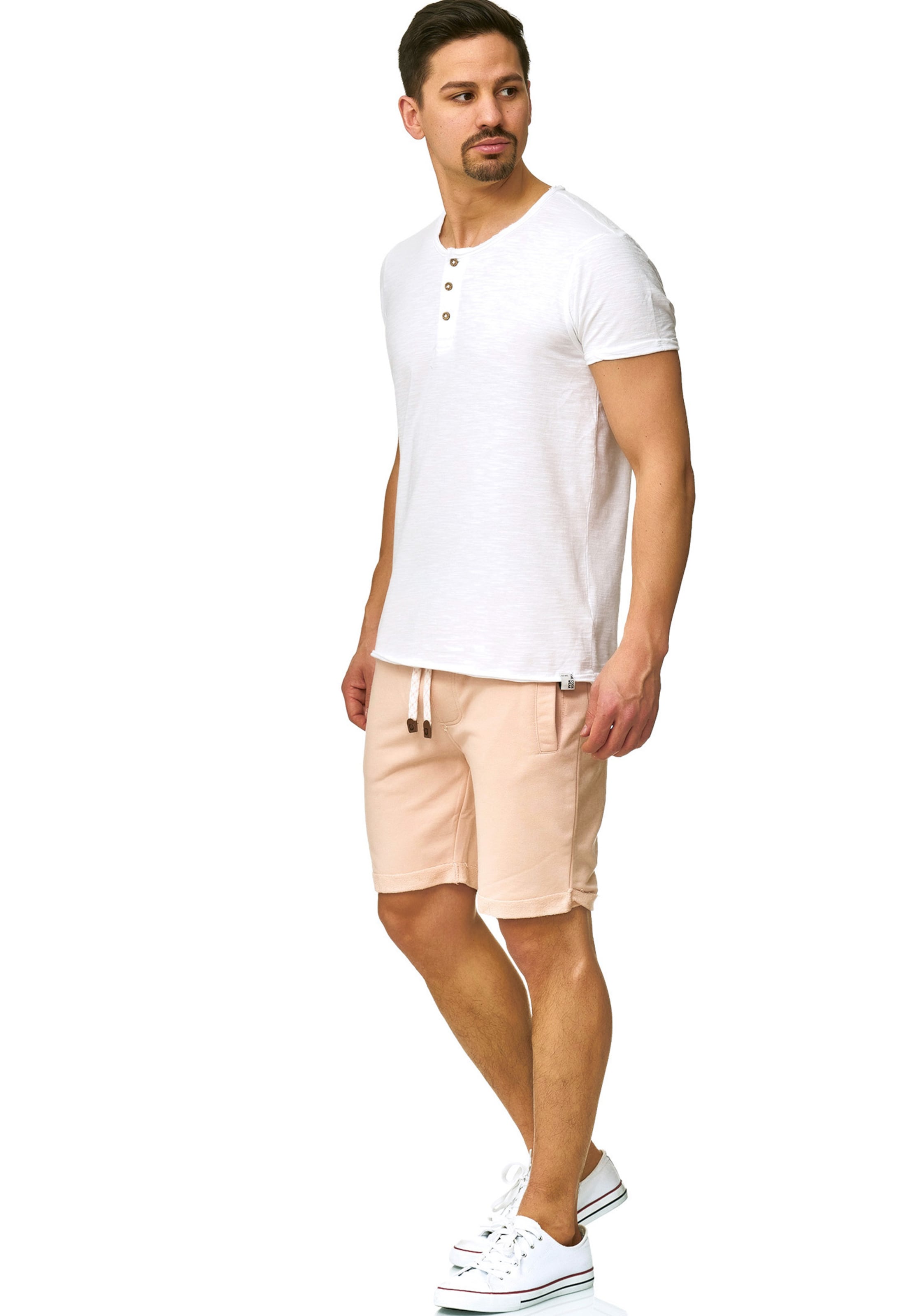 INDICODE JEANS Regular Pants 'Aldrich' in Orange