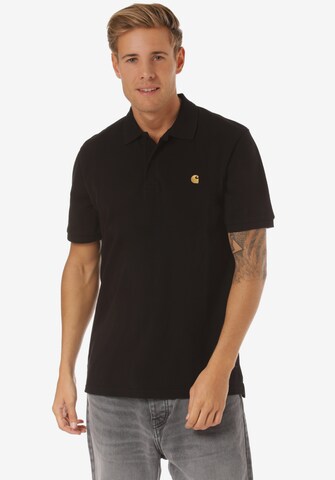 Carhartt WIP Polo 'Chase Pique' in Schwarz: predná strana