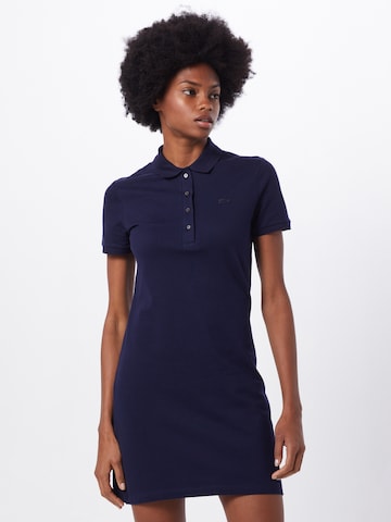 LACOSTE Jurk 'Robe' in Blauw: voorkant