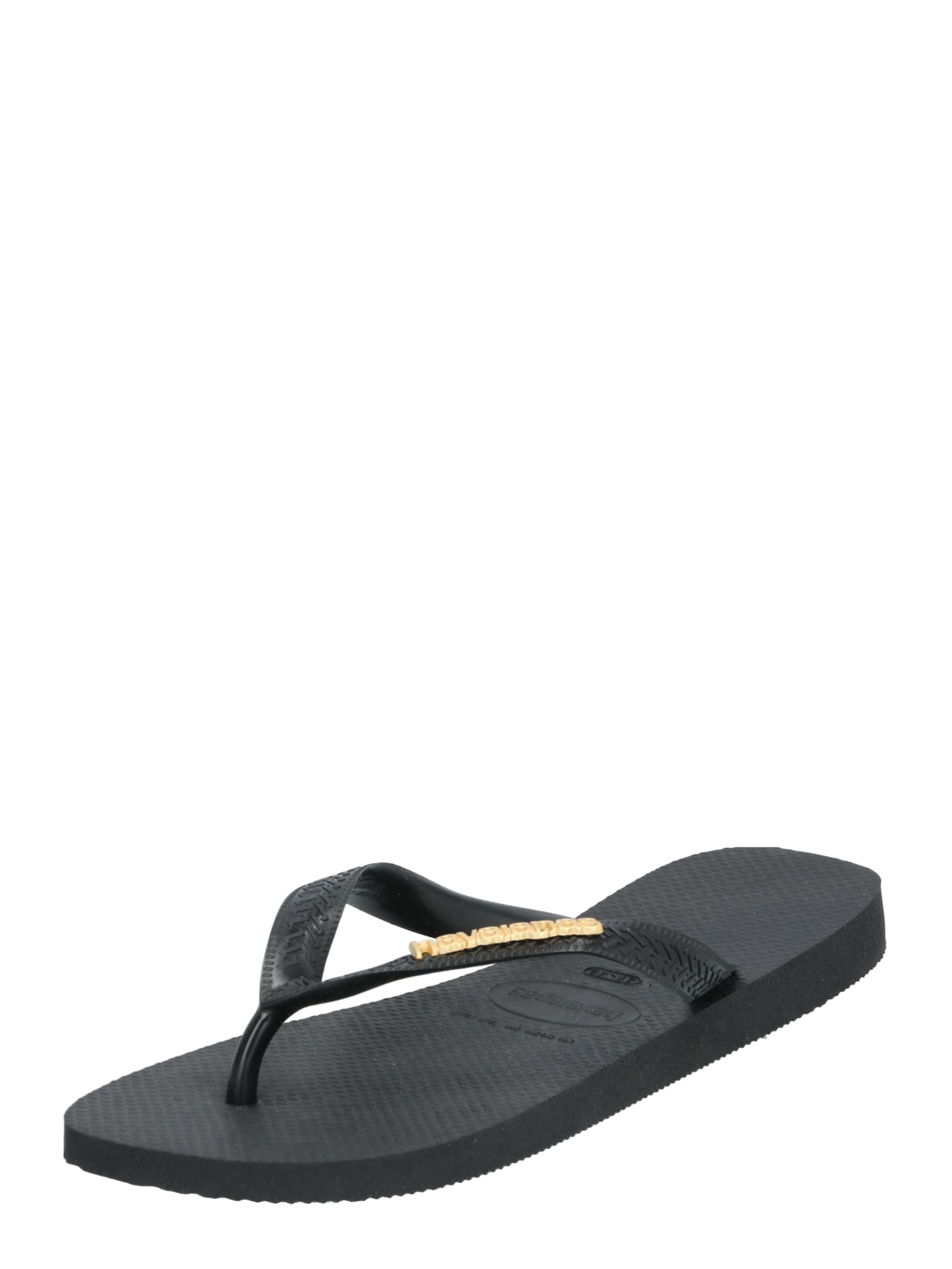 Séparateur d'orteils HAVAIANAS en noir : devant