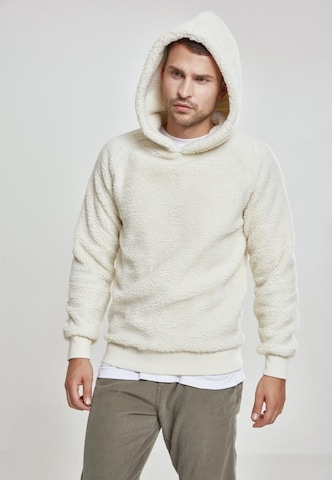 Sweat-shirt Urban Classics en beige : devant