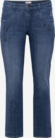 SHEEGO Bootcut Jeans 'Lana' in Blau: predná strana