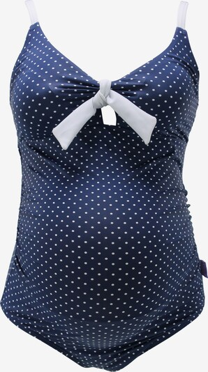 petit amour Maillot de bain 'Antonie' en bleu marine / blanc, Vue avec produit