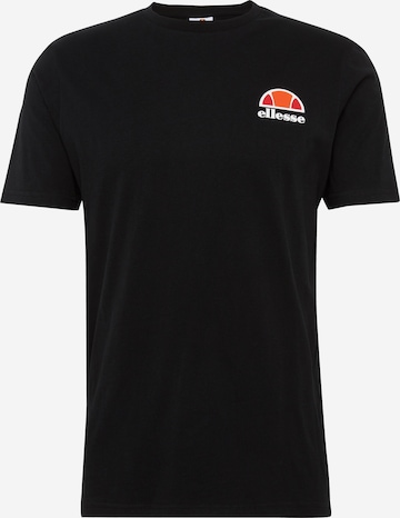 ELLESSE Shirt 'Canaletto' in Zwart: voorkant