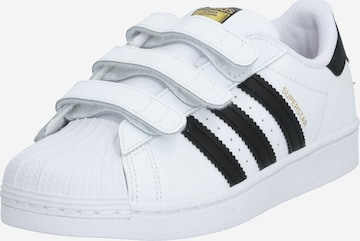 ADIDAS ORIGINALS - Sapatilhas 'Superstar' em branco: frente