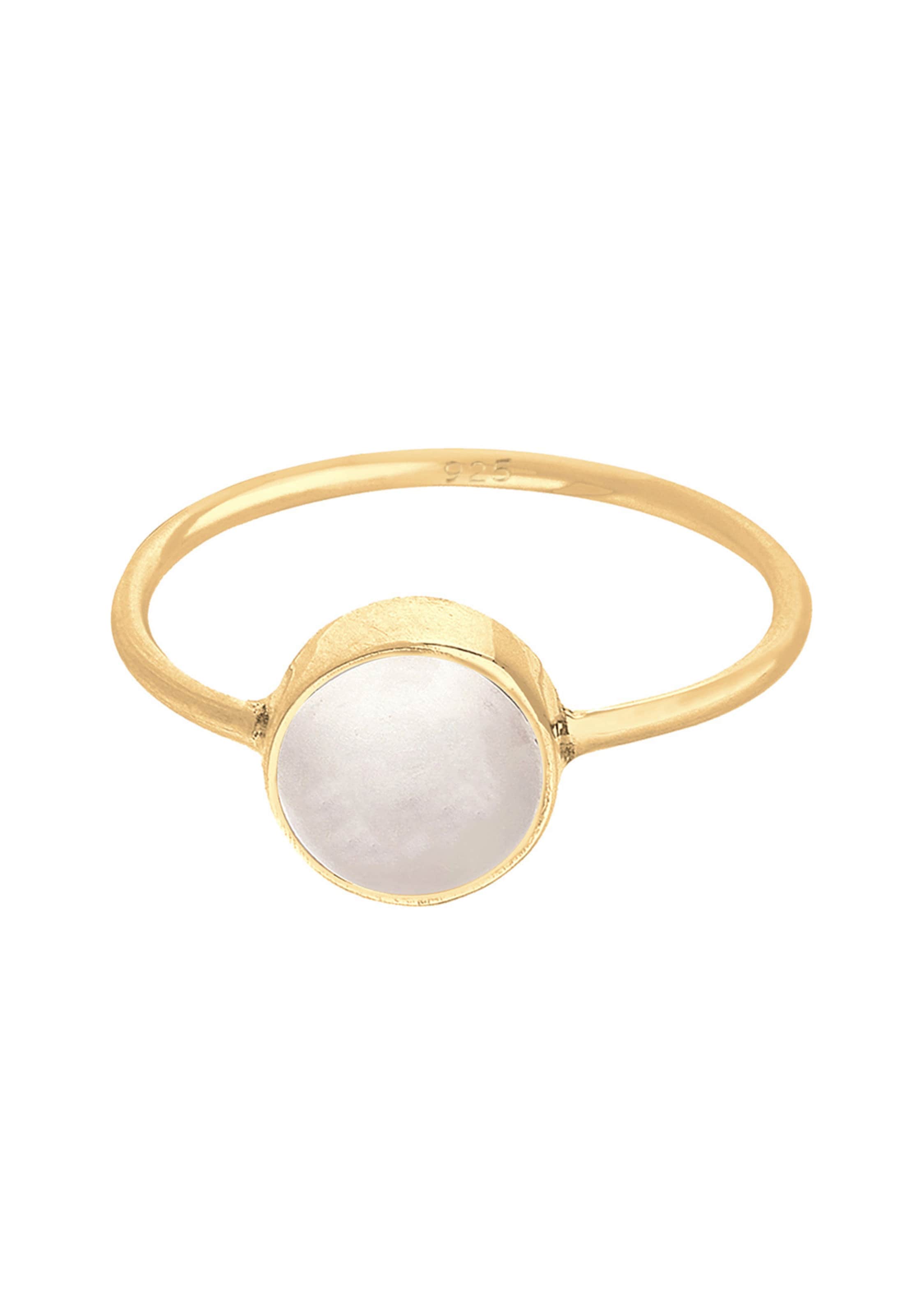 ELLI Prsten 'Solitär' – zlatá