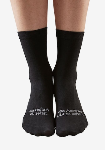 BENCH Socken in Schwarz