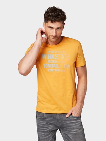 TOM TAILOR Shirt in Orange: front