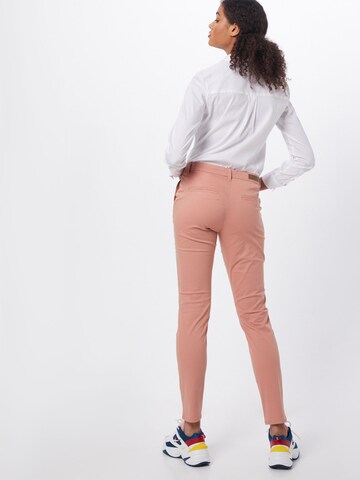 ONLY Slimfit Παντελόνι τσίνο 'Paris' σε ροζ