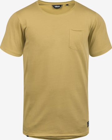 !Solid Shirt 'Andrej' in Yellow: front