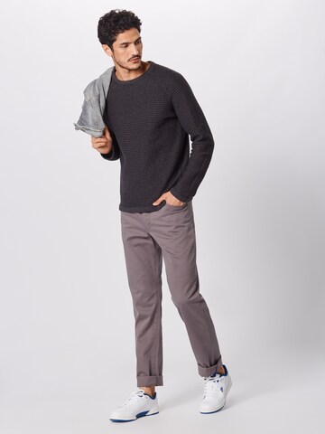 BRAX Regular Trousers 'Cooper Fancy' in Grey