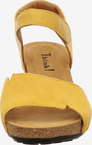 THINK! Sandale in Gelb