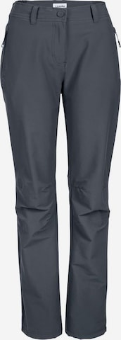 Schöffel Regular Outdoor Pants 'Engadin' in Grey: front
