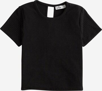 HOLLISTER - Camiseta en negro: frente