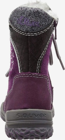 s.Oliver Boots in Purple