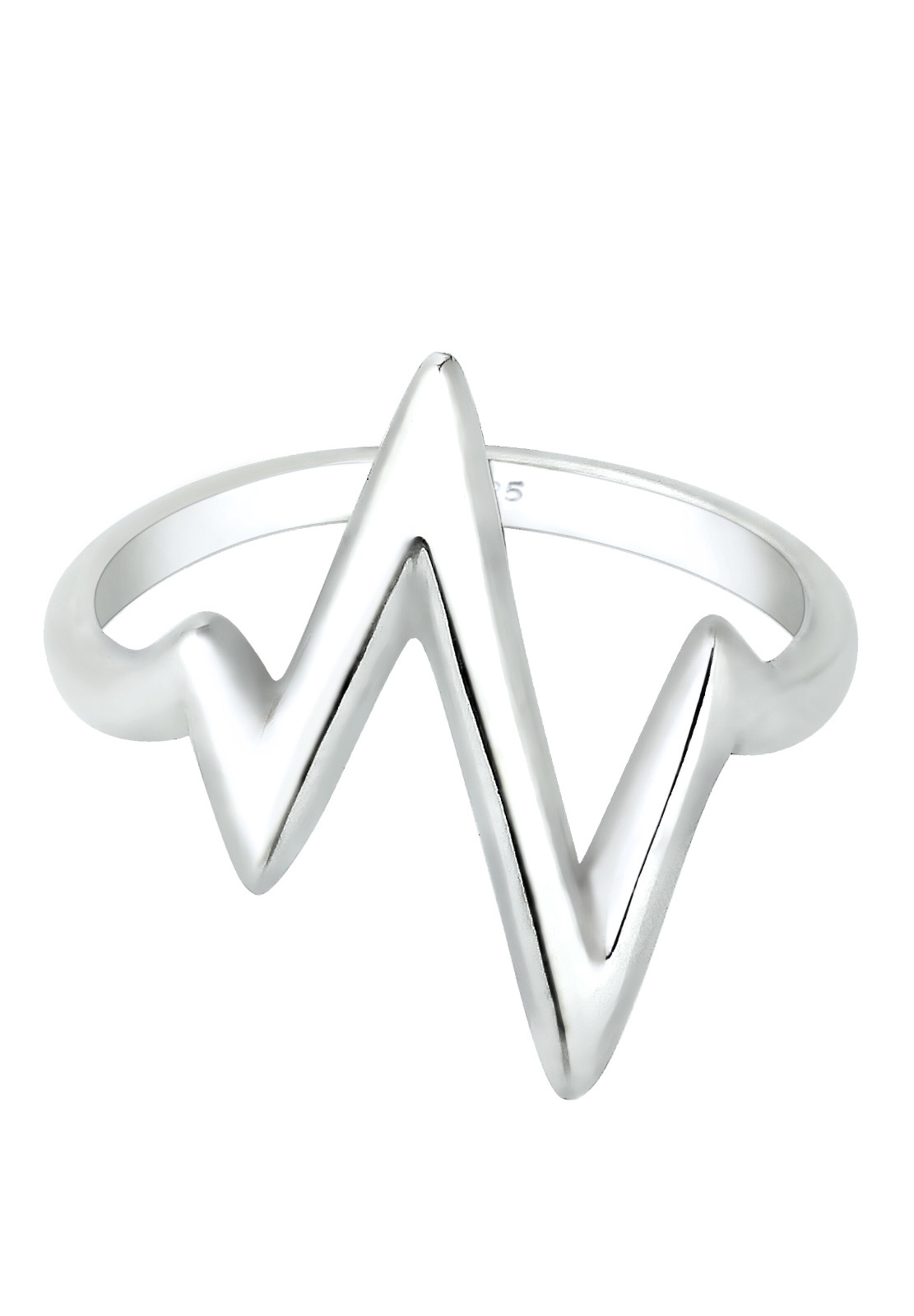 ELLI Ring 'Geo' in Silver