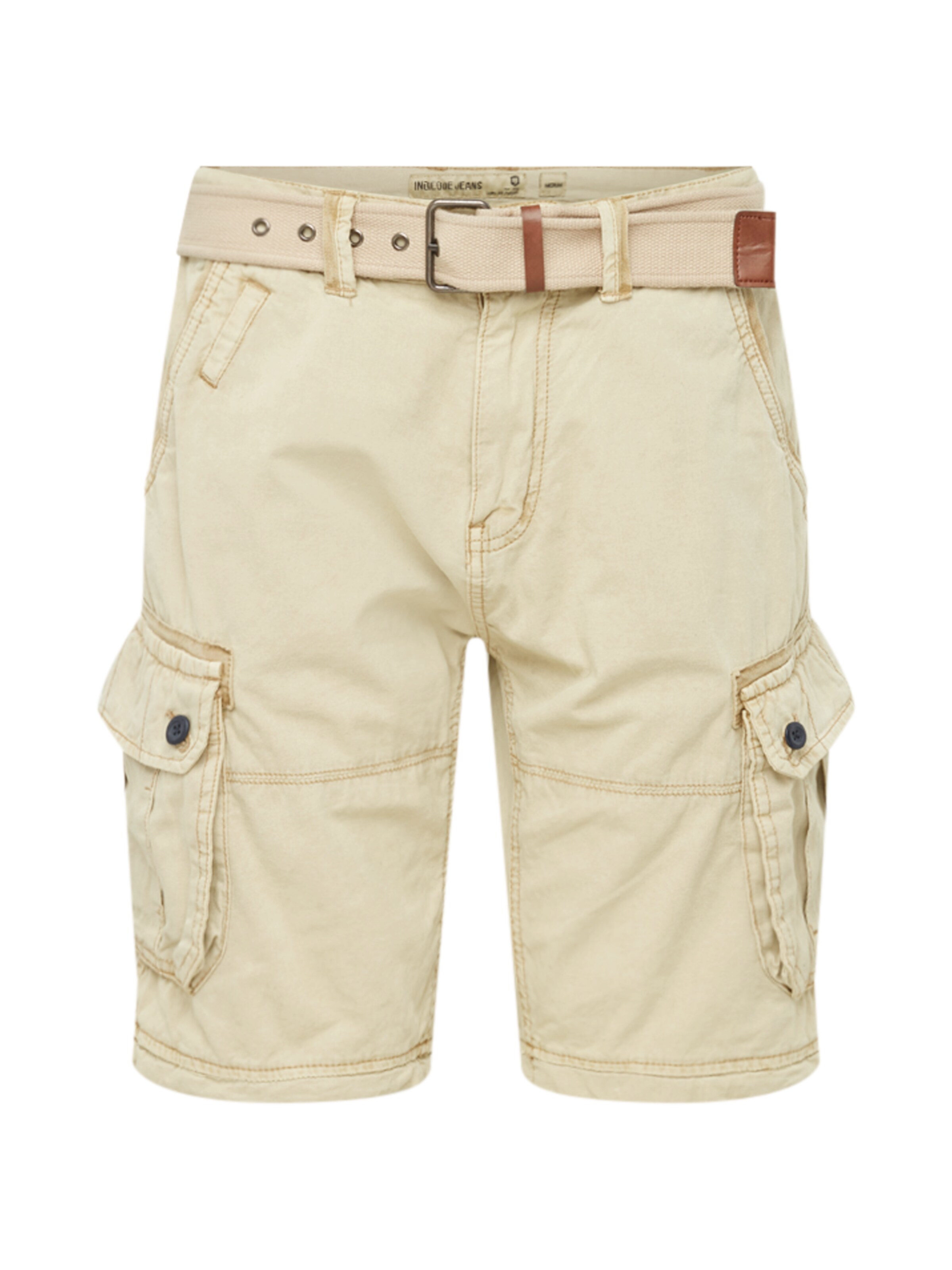INDICODE JEANS - Cargobroek 'Balton' in de kleur Beige
