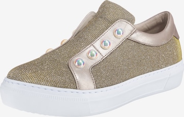 GABOR Slip-Ons in Gold: front
