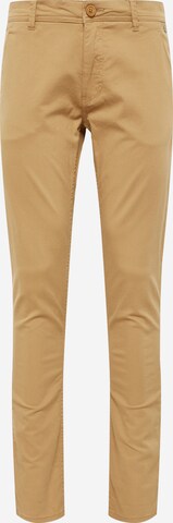 Slimfit Pantaloni chino 'Natan' di BLEND in marrone: frontale