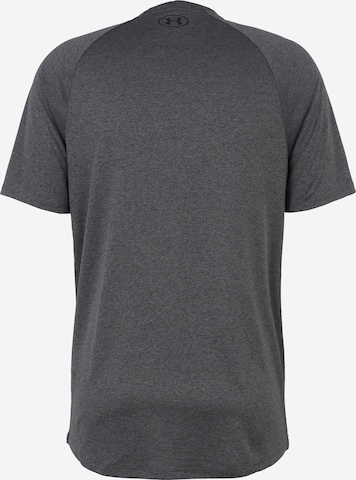 UNDER ARMOUR Regular Fit Funktionsshirt 'Tech 2.0' in Grau: zadná strana