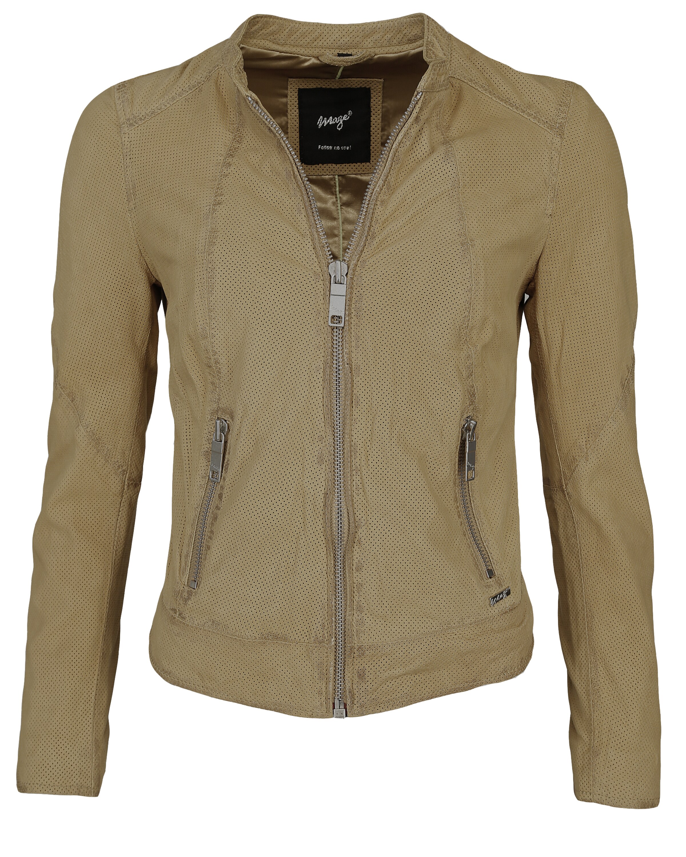 Maze Between-Season Jacket ' Mabel ' in Brown: front