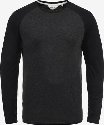 !Solid Sweatshirt 'Bastien' in Grijs: voorkant