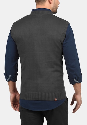 BLEND V-Ausschnitt-Pullover 'Larsson' in Grau