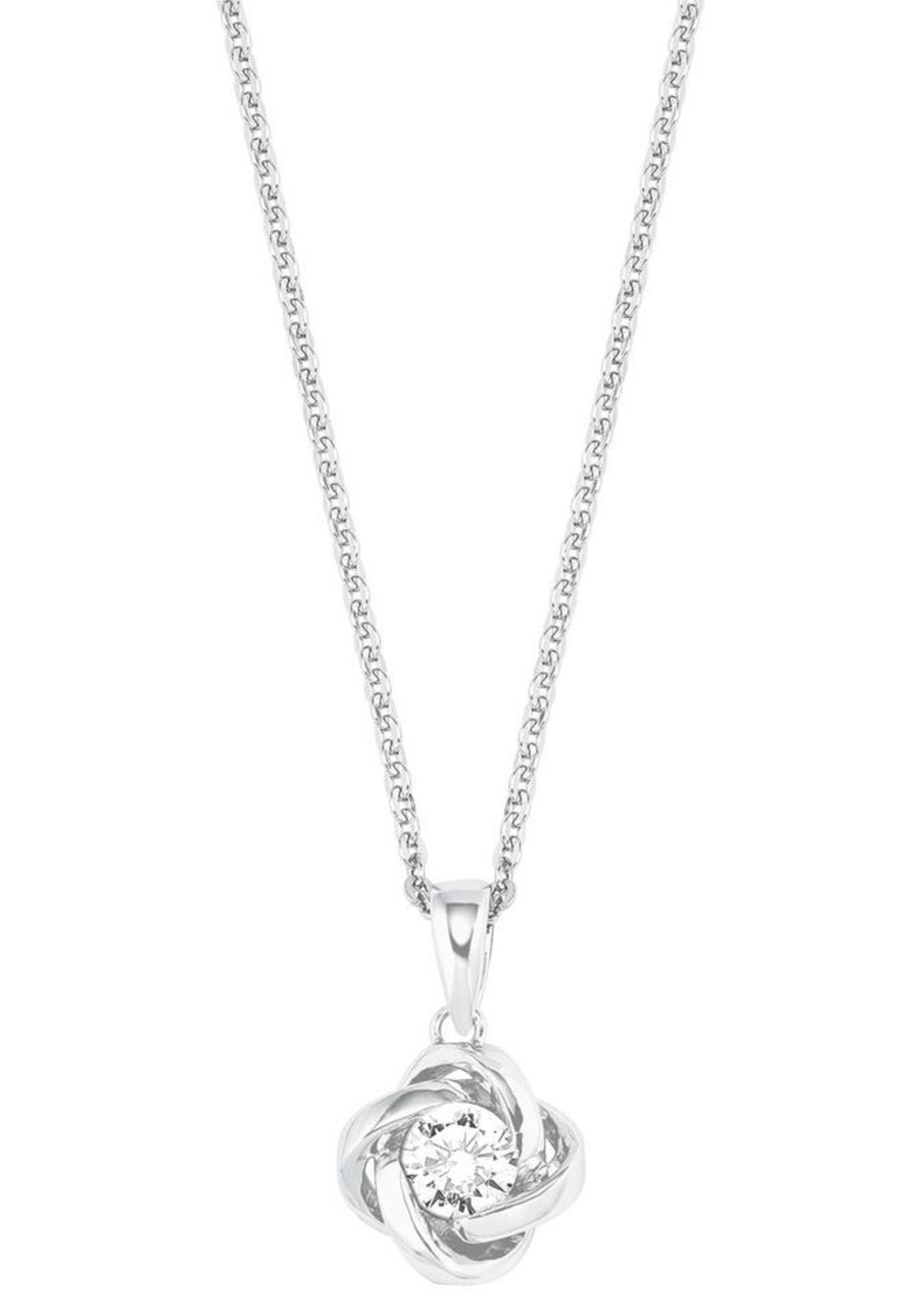 AMOR Necklace in Silver: front