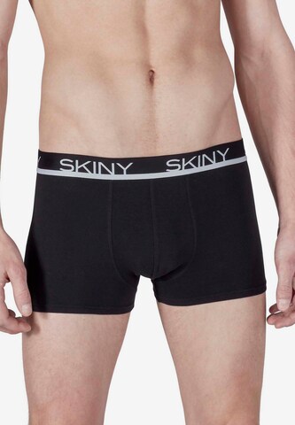 Skiny - Calzoncillo boxer en negro: frente