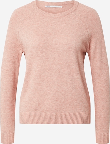 ONLY Sweater 'Lesly Kings' in Pink: front