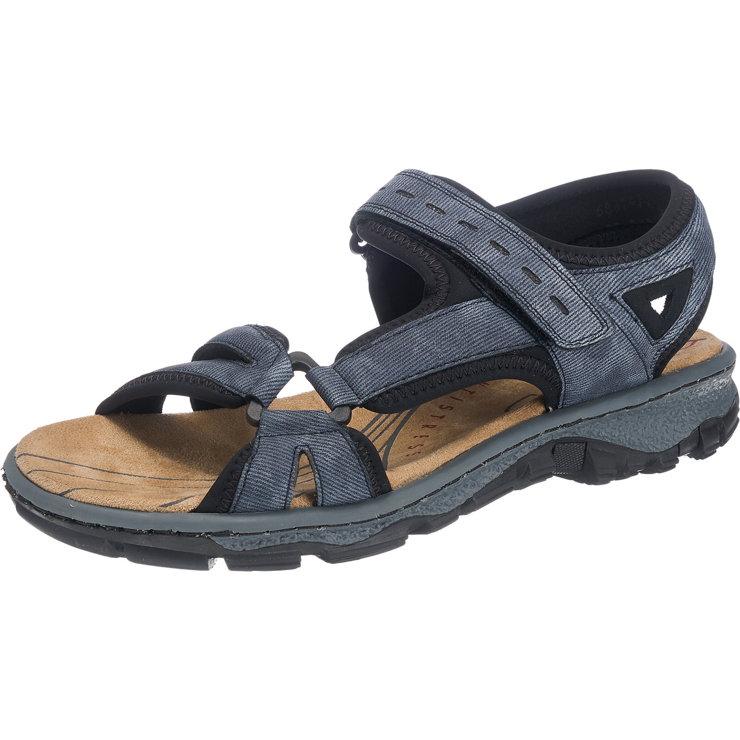 RIEKER - Sandale in taubenblau