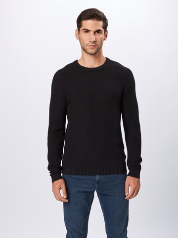 JACK & JONES Pullover in Schwarz