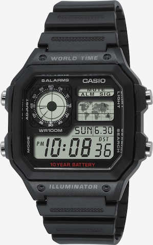 CASIO Digitaal horloge in Zwart: voorkant