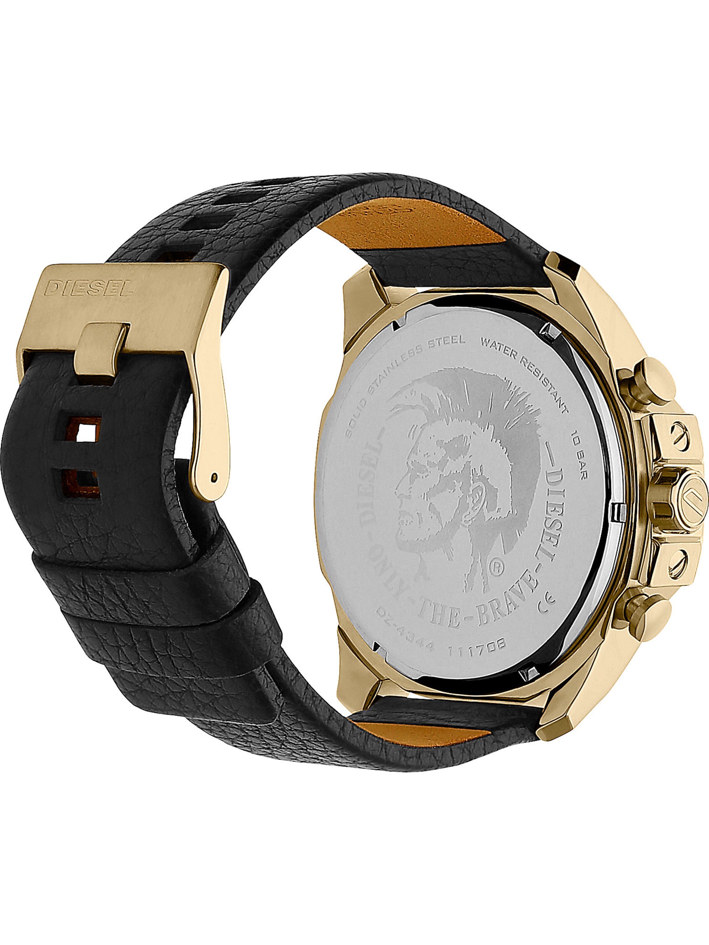 DIESEL Analogt ur 'Mega Chief' i sort